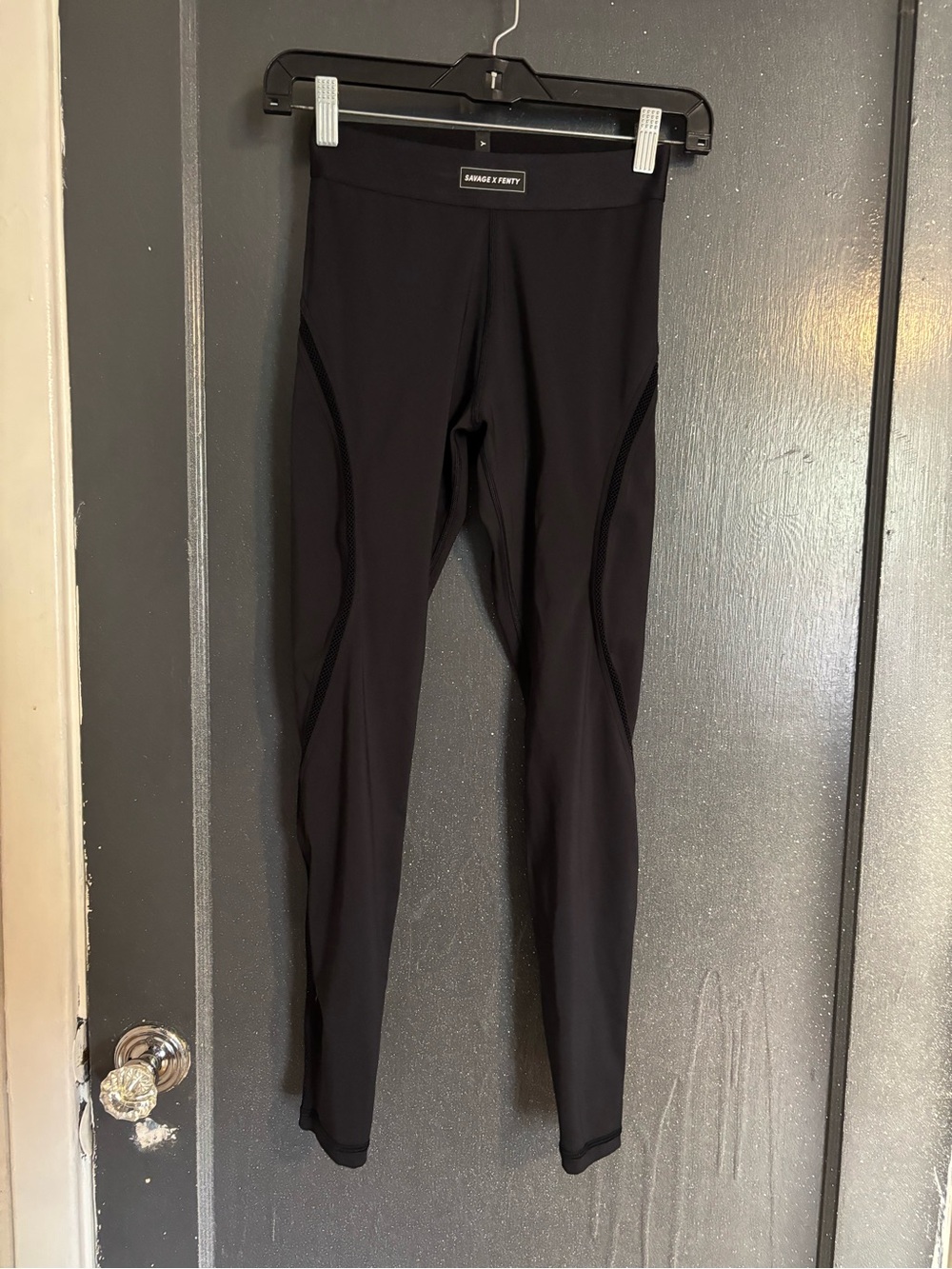 Savage X Fenty Black High-Waist Performance Leggings
